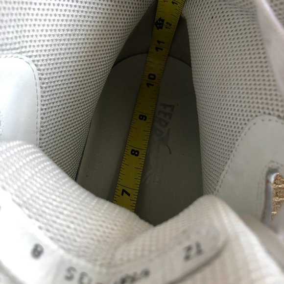 Salvatore Ferragamo Men's White Green Leather High Tops